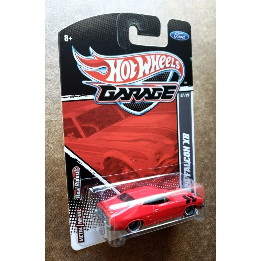 2011 Hot Wheels GARAGE SERIES FORD '73 FORD FALCON XB Red #7/20 REAL RIDERS 10SP
